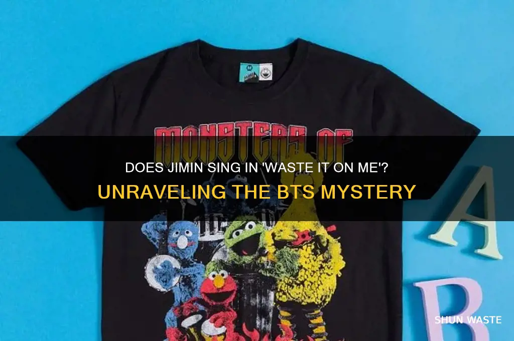 does jimin sing in waste it on me