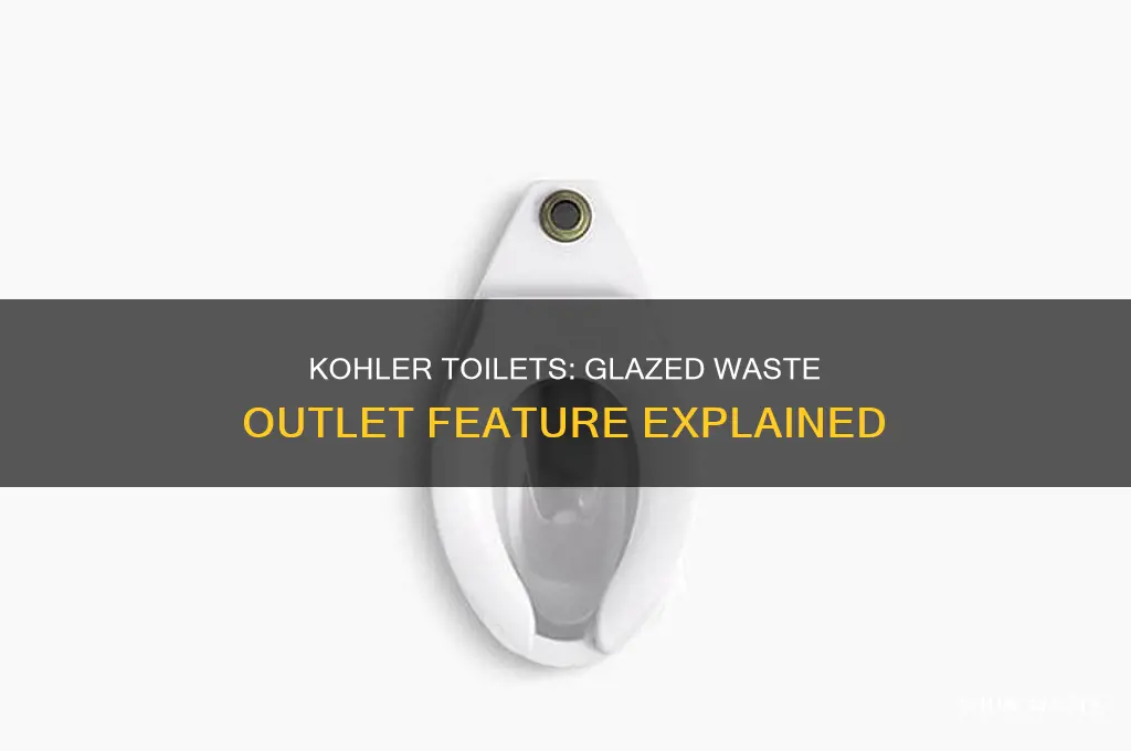 does kohler toilets have a glazed waste outlet