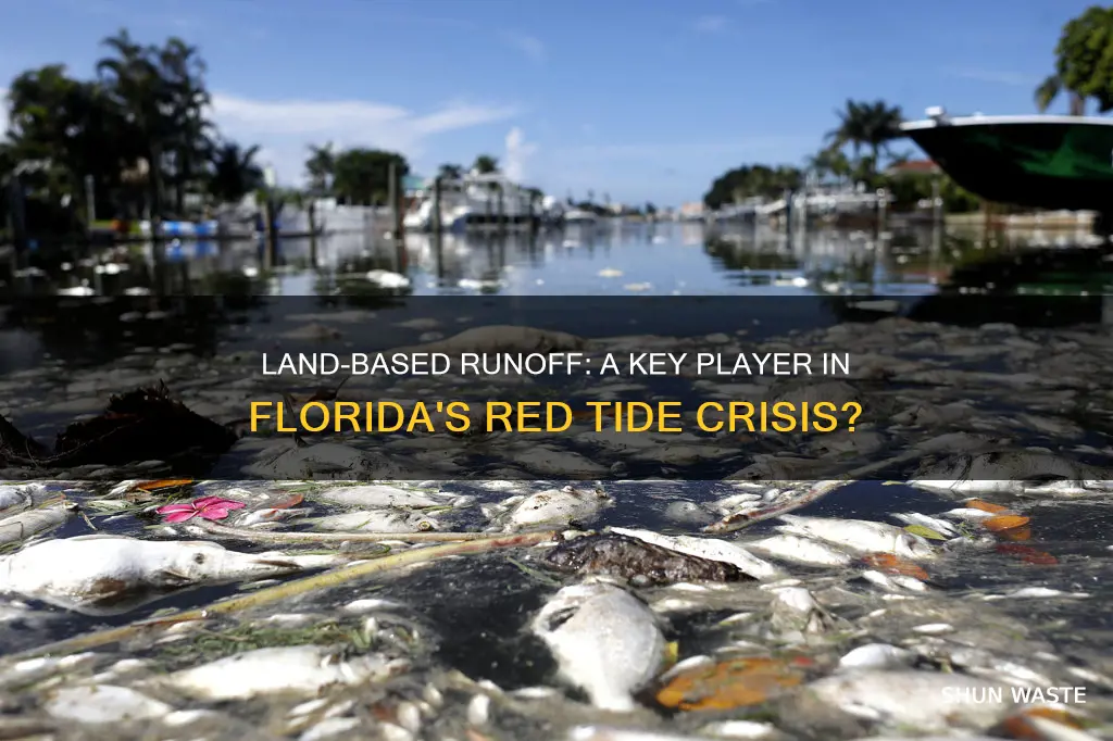 does land based pollution cause florida red tide