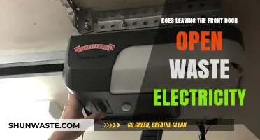 Open Front Doors: Electricity Wasted or Myth? Uncovering the Truth