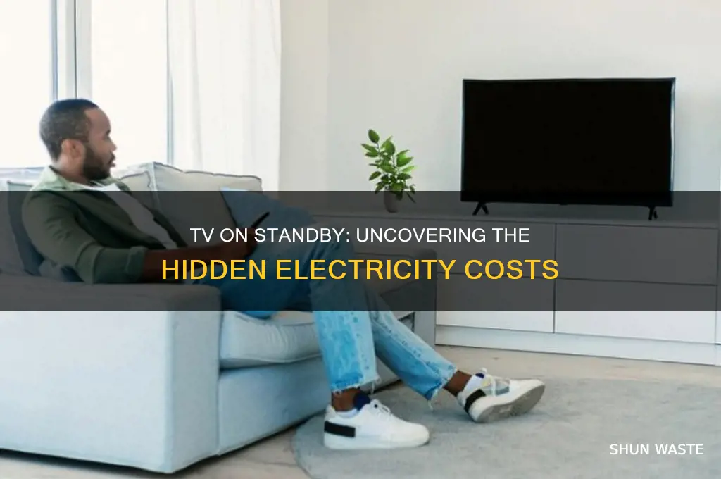 does leaving the tv on standby waste electricity