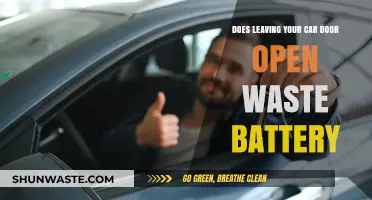 Leaving Your Car Door Open: Does It Drain Your Battery?