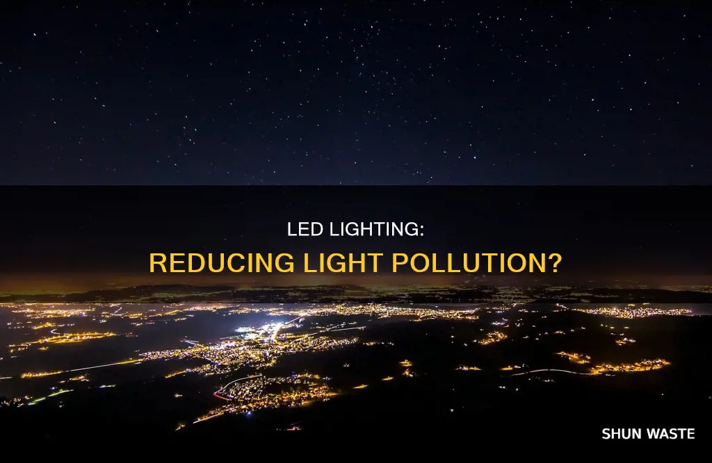 does led lighting increase light pollution