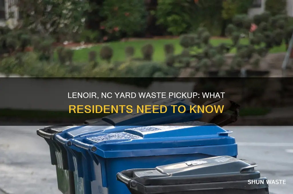 does lenoir nc pick up yard waste