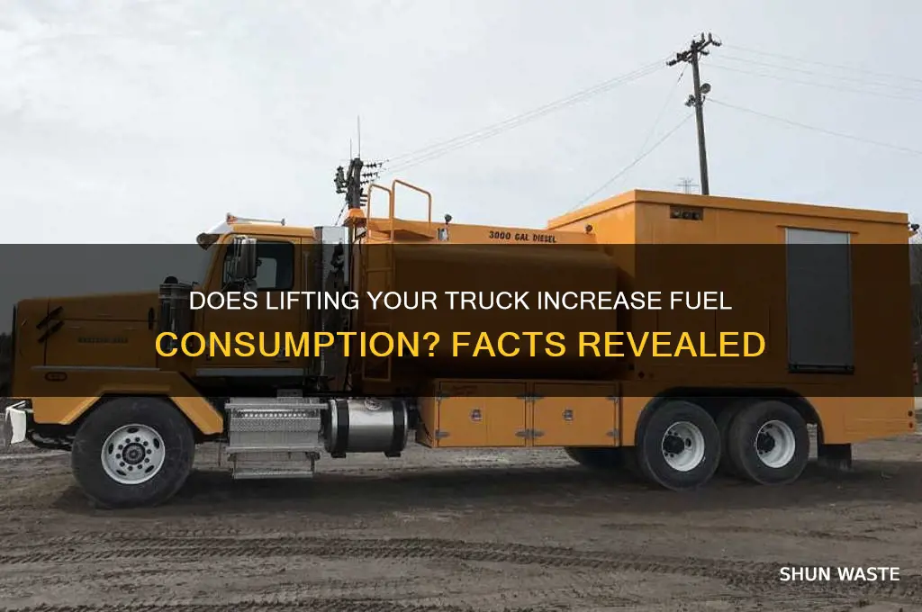 does lifting your truck waste more gas