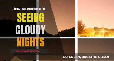 How Light Pollution Impacts Cloudy Night Sky Views