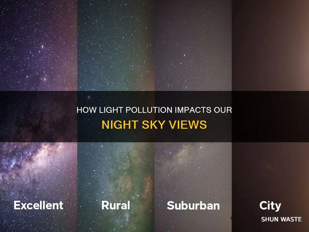 does light pollution affect seeing rating