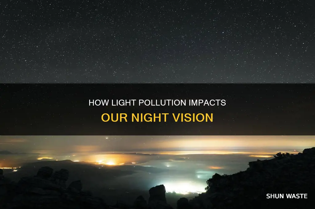 does light pollution affect seeingn