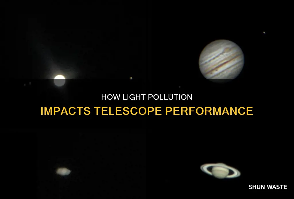 does light pollution affect telescopes