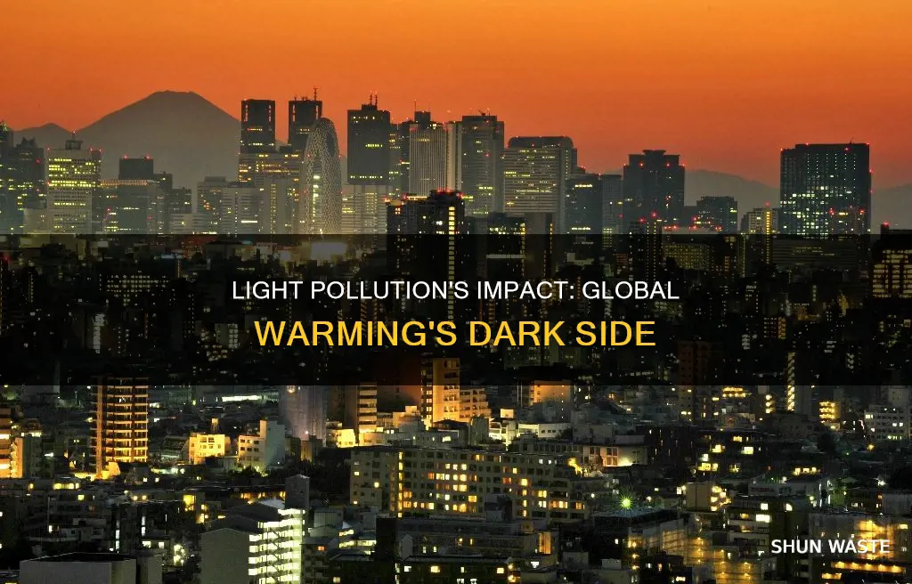 does light pollution contribute to global warming