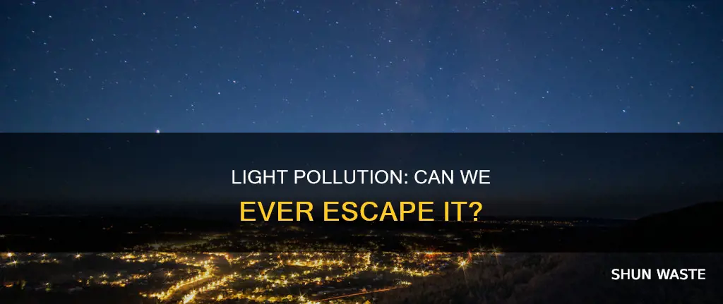 does light pollution go away