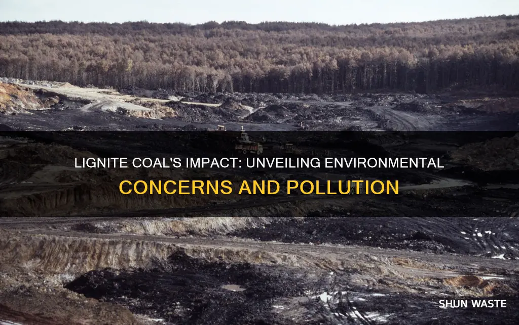 does lignite coal cause pollution