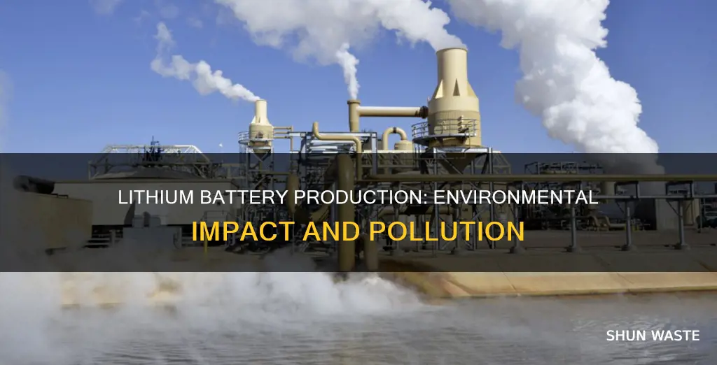 does lithium battery production pollution