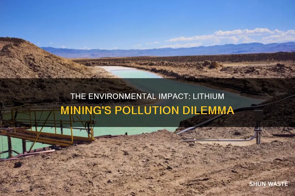 does lithium mining cause pollution