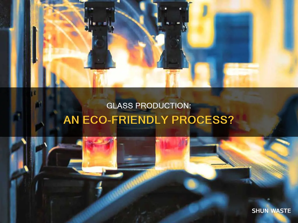 does making glass contribute to pollution