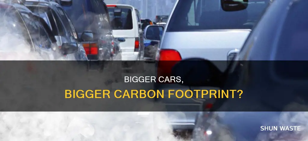 does making larger cars pollute more