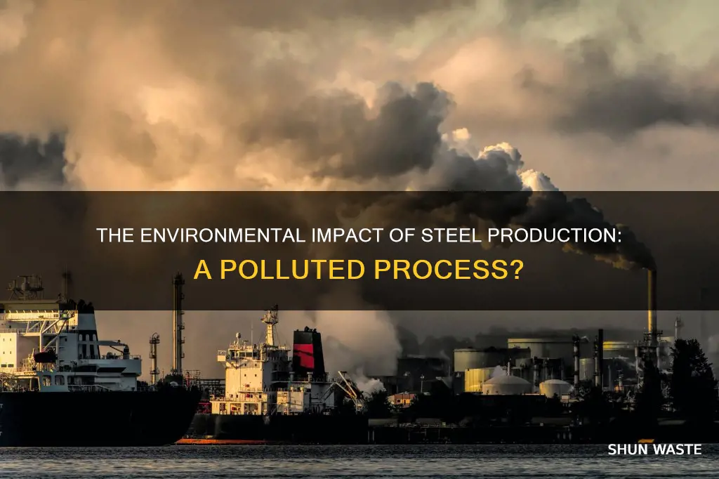 does making steel cause pollution