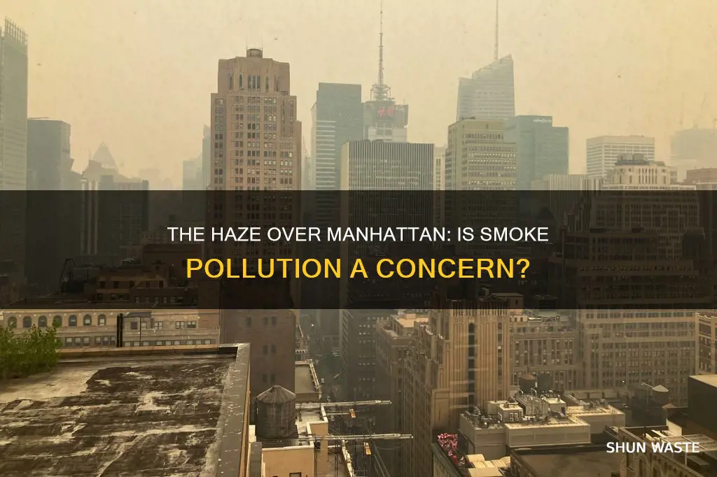 does manhattan have smoke pollution