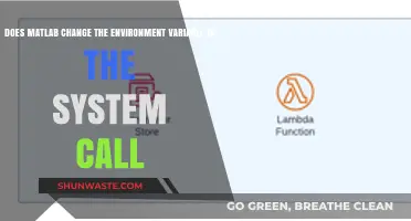 Does MATLAB Modify System Environment Variables in System Calls?