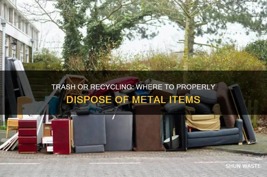 does metal go in trash or recycling