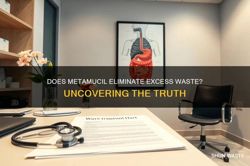 does metamucil get rid of excess waste
