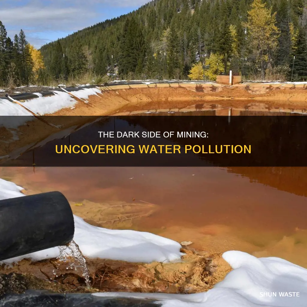 does mining pollute water