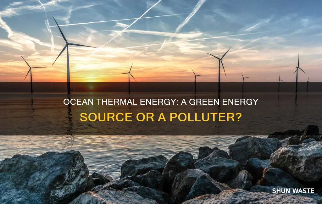 does ocean thermal energy cause pollution