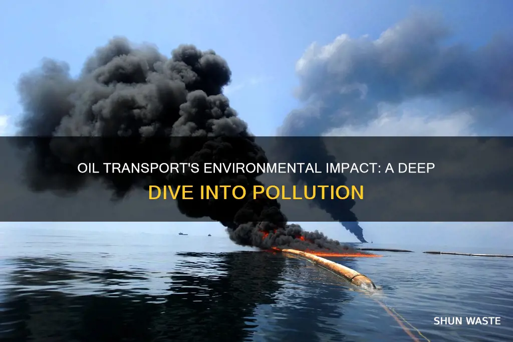 does oil transport cause pollution