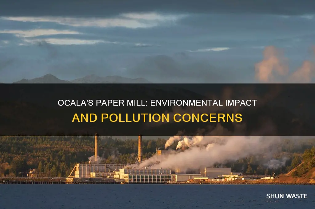 does paper mill in ocala cause pollution