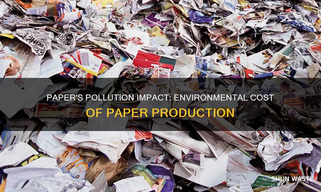 does paper pollute the environment