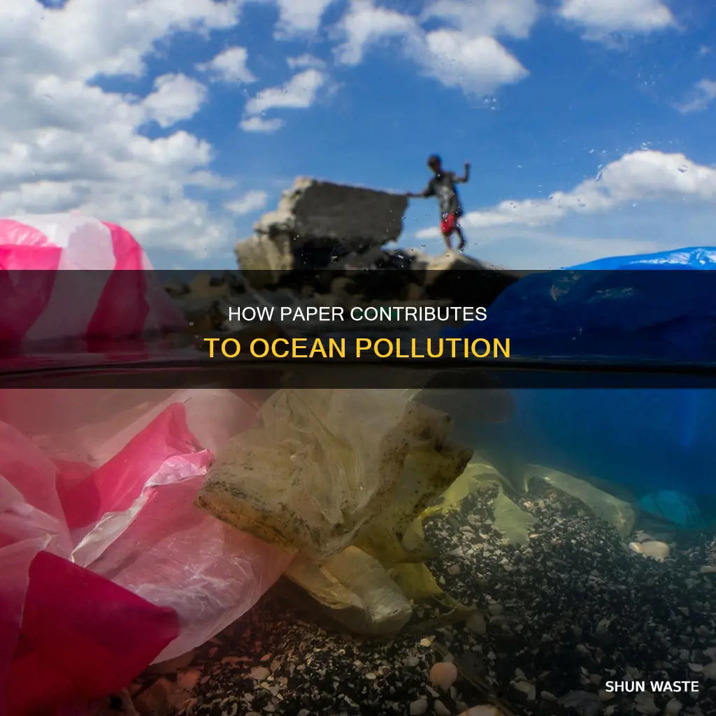 does paper pollute the ocean
