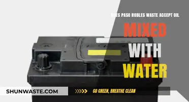 Paso Robles Waste: Can Oil Mixed with Water Be Accepted?