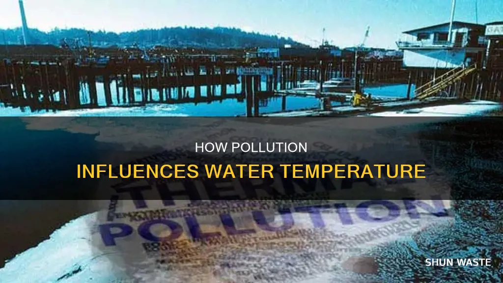 does pollution affect temperature in water