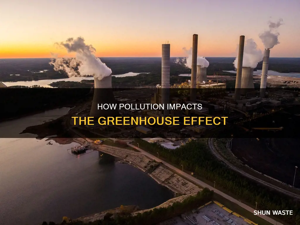 does pollution affect the greenhouse effect