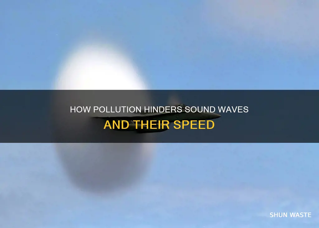 does pollution affect the speed of sound