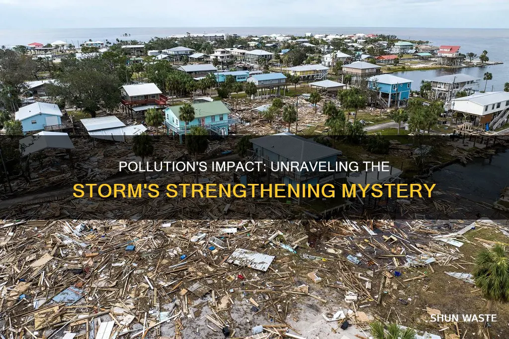 does pollution cause cause stronger storms