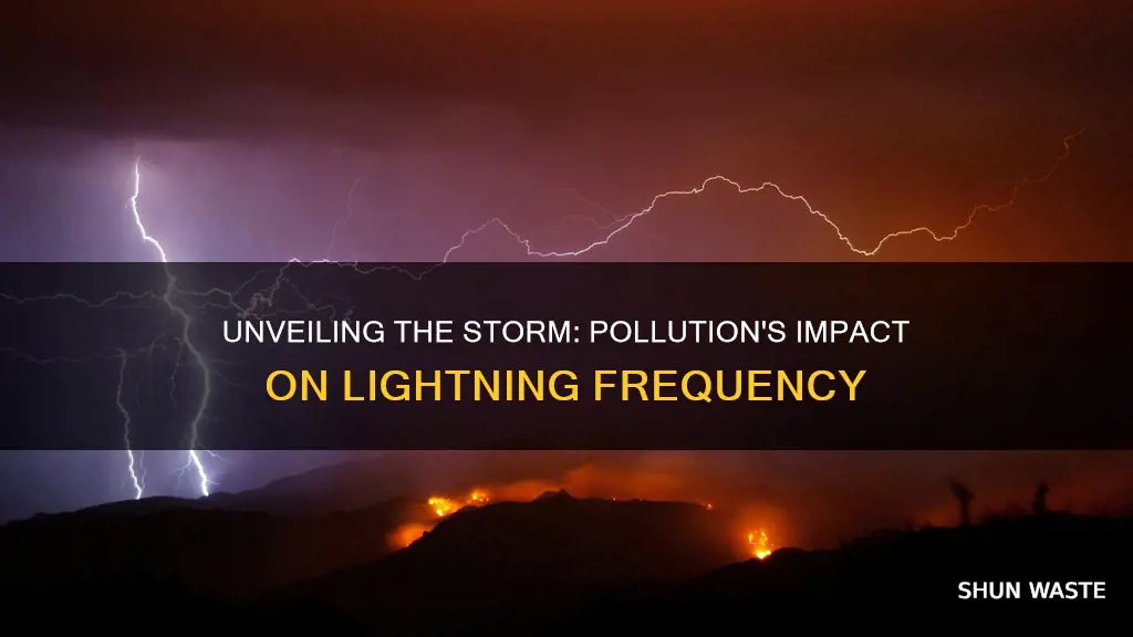 does pollution cause more lightning