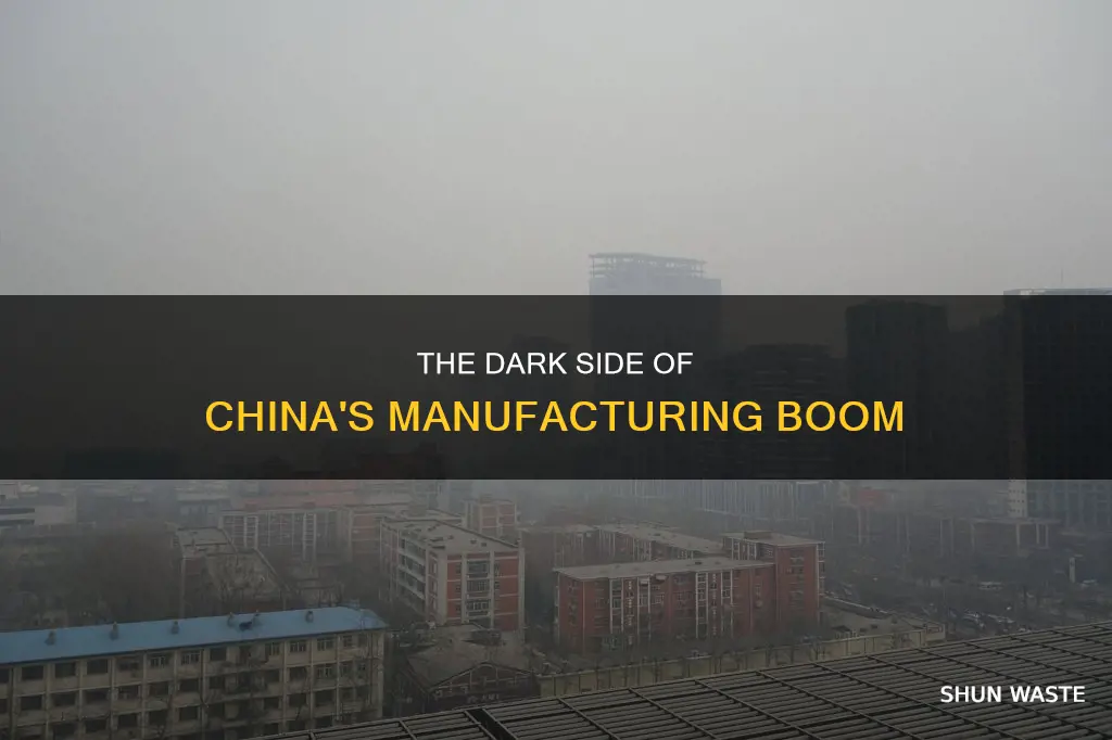 does pollution come from manufactiring in china