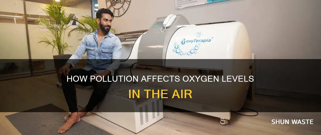 does pollution decrease oxygen levels