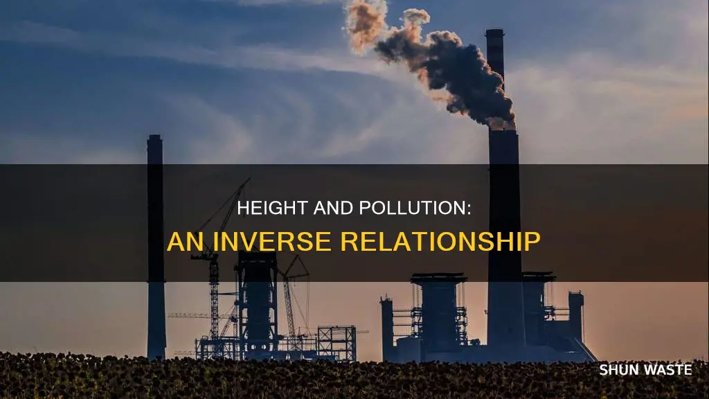 does pollution decrease with height