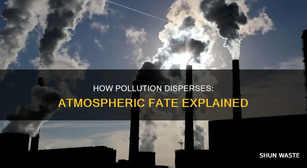 does pollution dissipate int the atmosphere