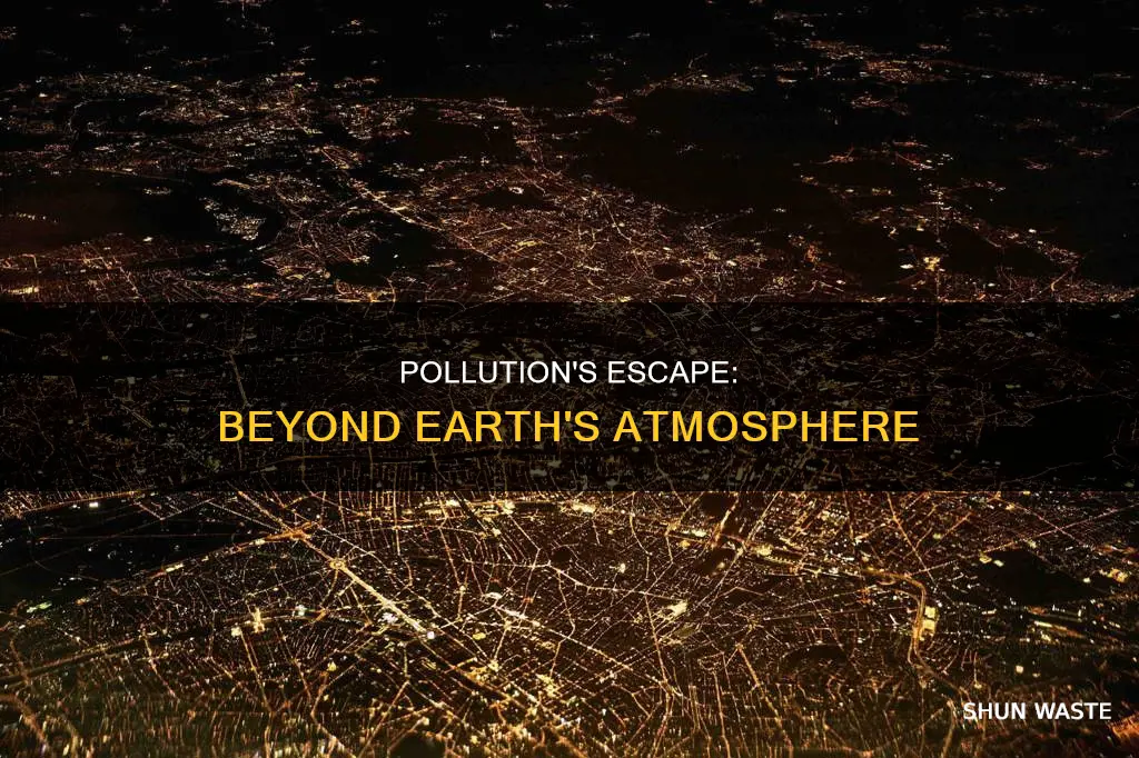 does pollution escape the atmosphere