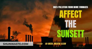 How Home Furnace Pollution Affects the Sunset