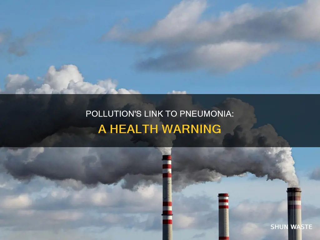 does pollution make pneumonia more common