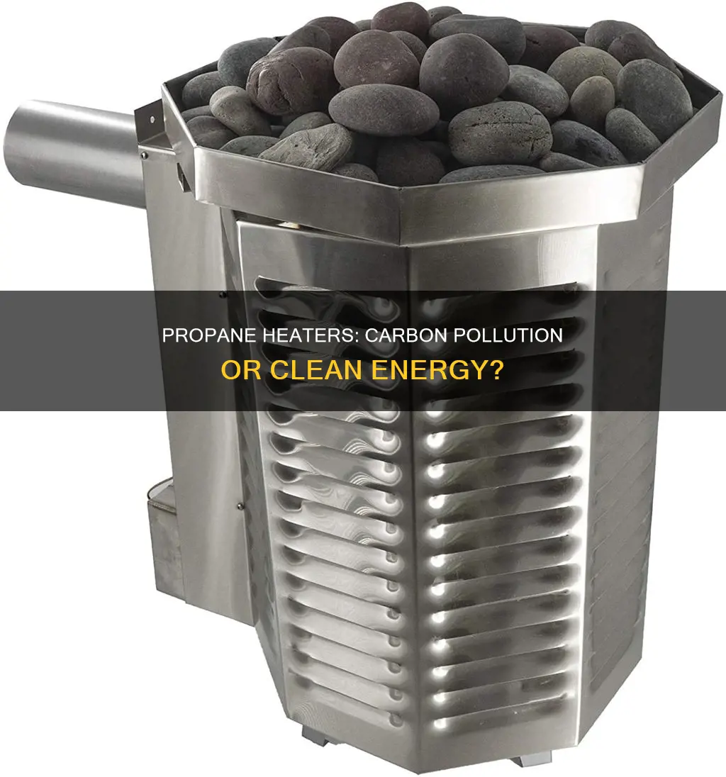 does propane heaters give off carbon pollution