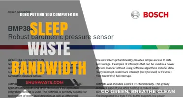 Does Sleep Mode Waste Bandwidth? Exploring Computer Energy and Data Usage