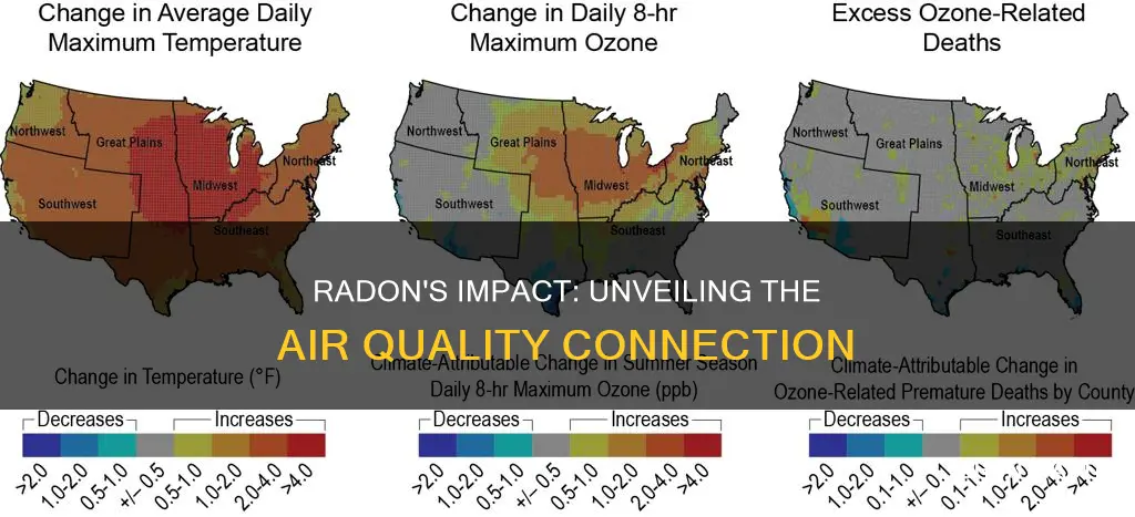 does radon cause air pollution