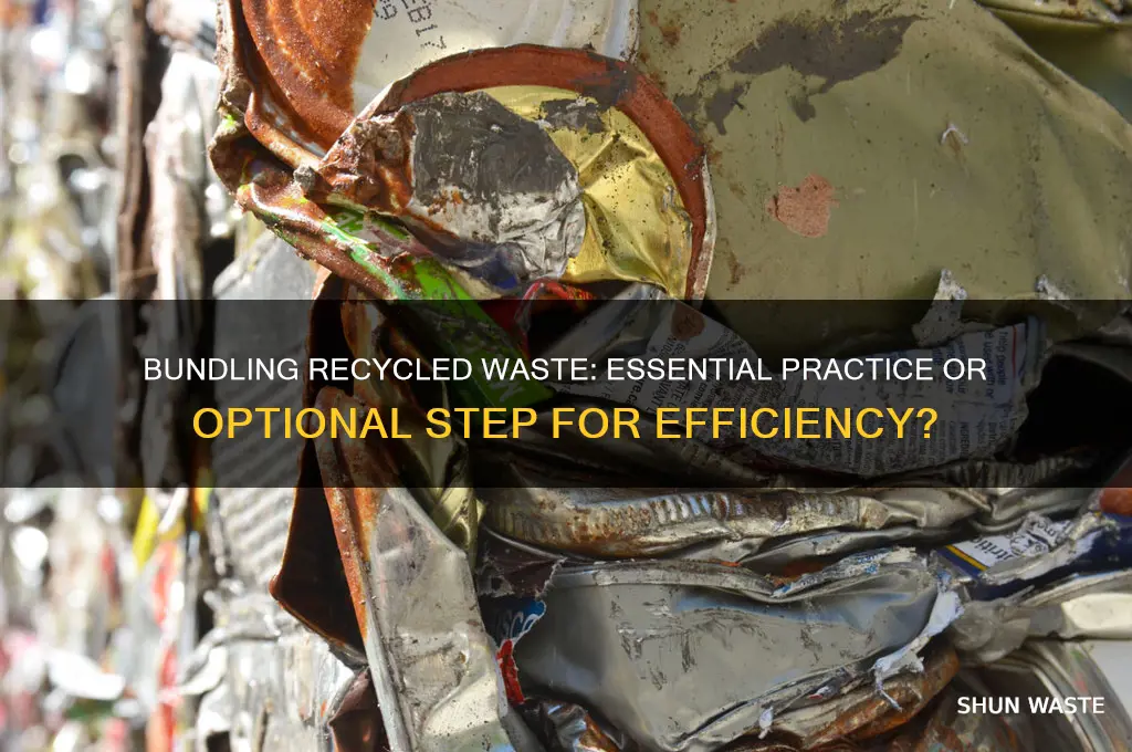 does recycle waste need to be bundled