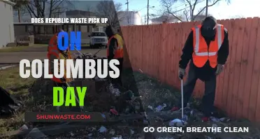 Columbus Day Trash Collection: Does Republic Waste Operate as Usual?