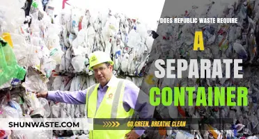 Republic Waste: Do You Need a Separate Container for Disposal?
